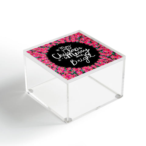 CayenaBlanca May your Christmas be Merry and Bright Acrylic Box
