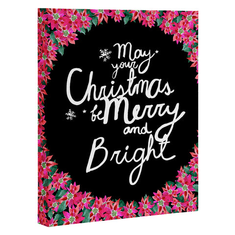 CayenaBlanca May your Christmas be Merry and Bright Art Canvas