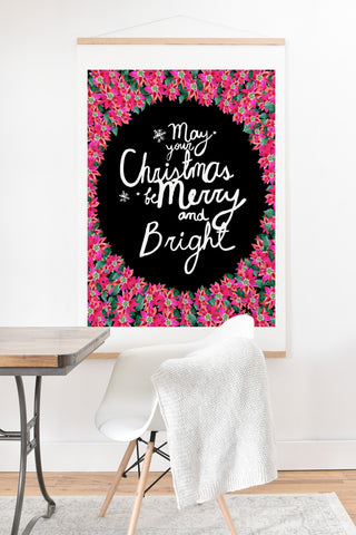 CayenaBlanca May your Christmas be Merry and Bright Art Print And Hanger