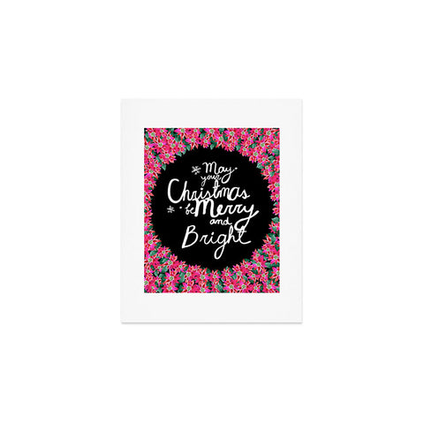 CayenaBlanca May your Christmas be Merry and Bright Art Print