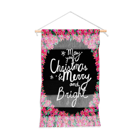 CayenaBlanca May your Christmas be Merry and Bright Wall Hanging Portrait