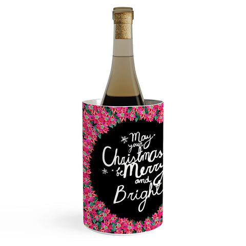 CayenaBlanca May your Christmas be Merry and Bright Wine Chiller