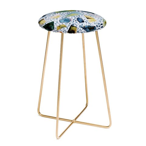 CayenaBlanca Mineral canvas Counter Stool