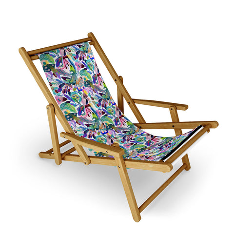 CayenaBlanca Morning Glory texture Sling Chair
