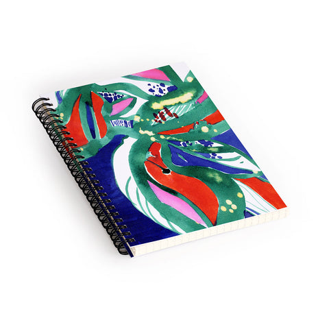 CayenaBlanca Organic color Spiral Notebook
