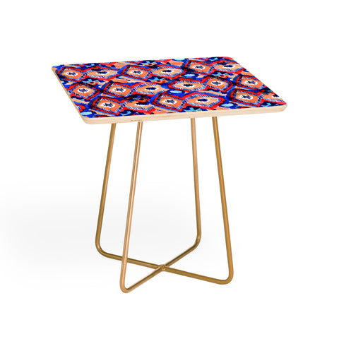 CayenaBlanca Peacock Texture Side Table