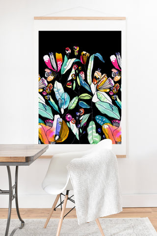 CayenaBlanca Spring WildFlowers Art Print And Hanger