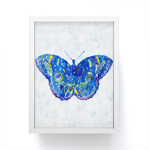 CayenaBlanca Watercolour Butterfly Framed Mini Art Print