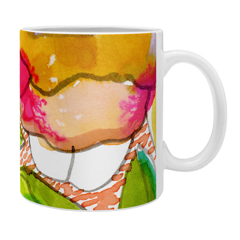 CayenaBlanca Watercolour Flowers Coffee Mug