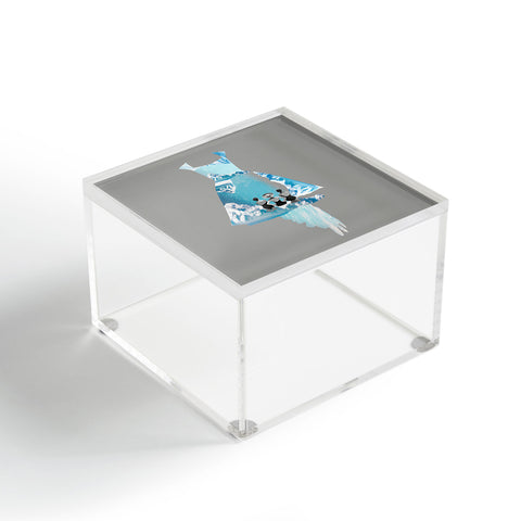 Ceren Kilic Filled With Blue Acrylic Box