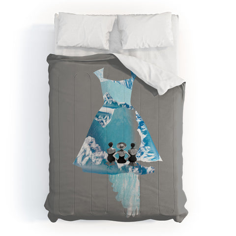 Ceren Kilic Filled With Blue Comforter