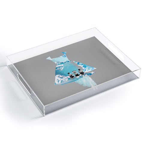 Ceren Kilic Filled With Blue Acrylic Tray