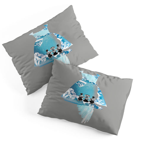 Ceren Kilic Filled With Blue Pillow Shams