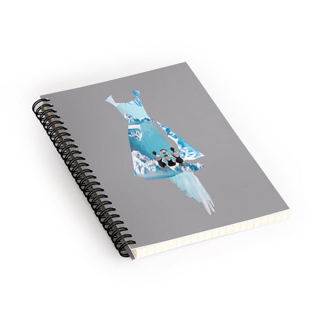 Ceren Kilic Filled With Blue Spiral Notebook