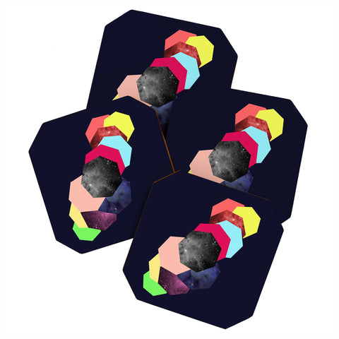 Ceren Kilic Hexagon Life Coaster Set