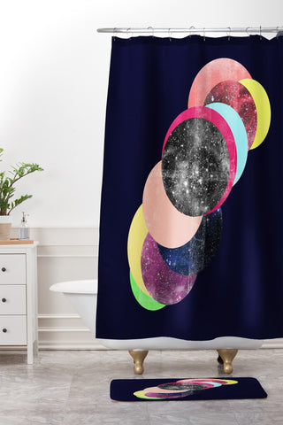 Ceren Kilic Repeat System 1 Shower Curtain And Mat
