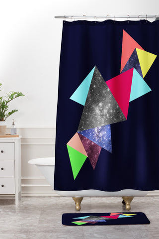 Ceren Kilic Surface 1 Shower Curtain And Mat