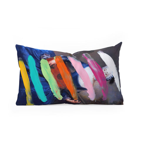 Chad Wys Composition 505 Oblong Throw Pillow