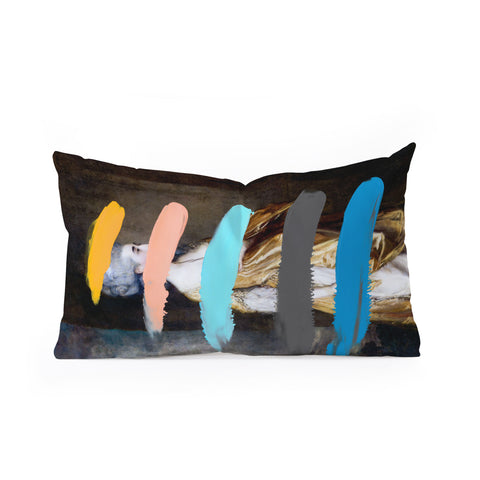 Chad Wys Composition 736 Oblong Throw Pillow