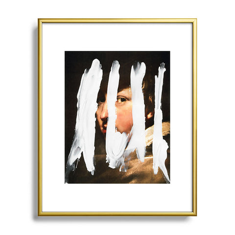 Chad Wys Untitled Finger Paint 2 Metal Framed Art Print