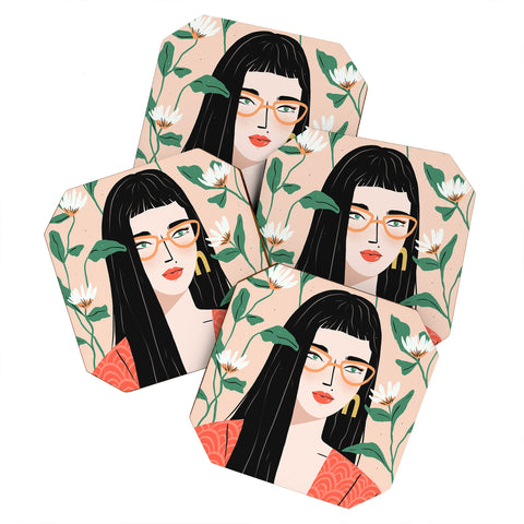 Charly Clements Bloom Coaster Set