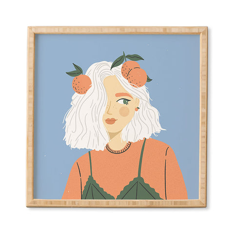 Charly Clements Clementine Girl Framed Wall Art