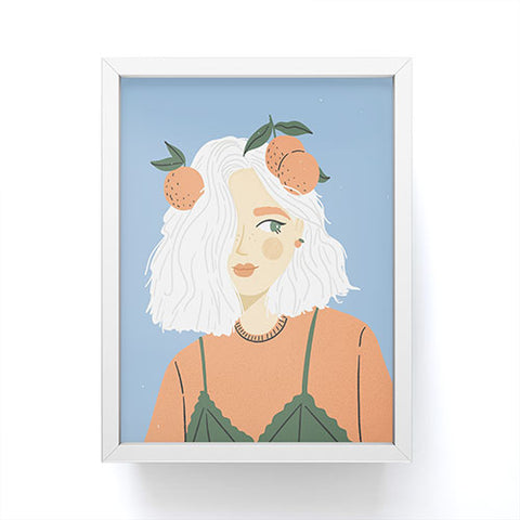 Charly Clements Clementine Girl Framed Mini Art Print