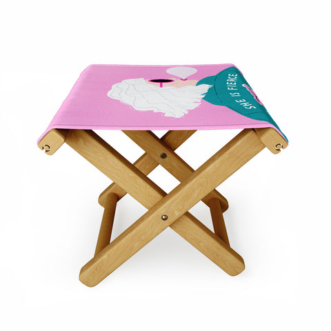 Charly Clements Disco Diva Folding Stool