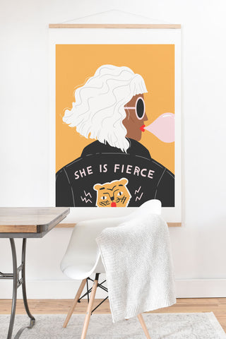 Charly Clements She Is Fierce Art Print And Hanger