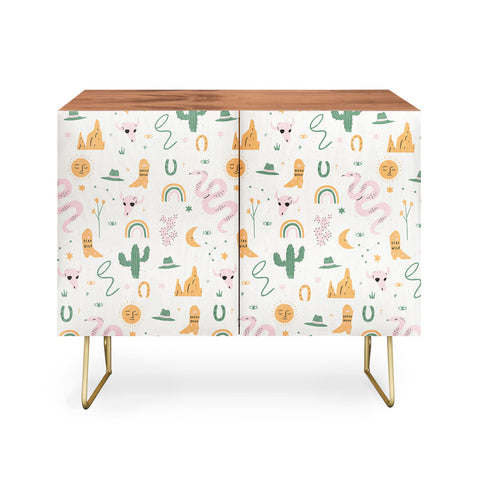 Charly Clements Wild West Pattern Credenza
