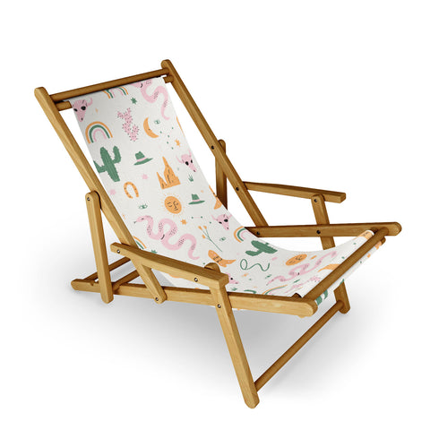Charly Clements Wild West Pattern Sling Chair