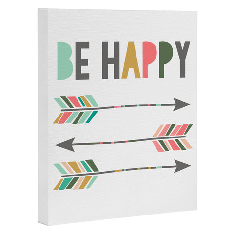 Chelcey Tate Be Happy Art Canvas