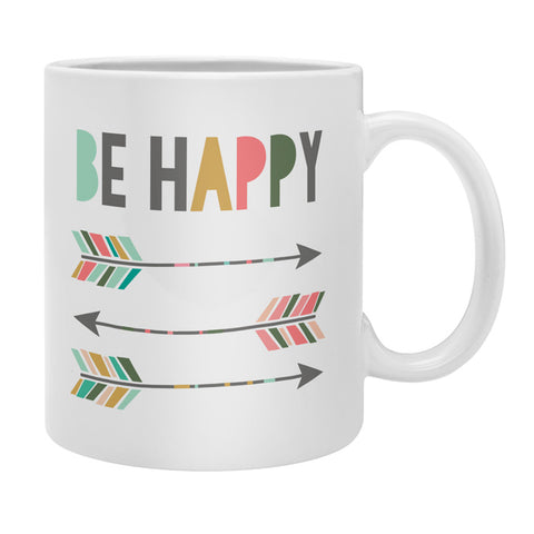Chelcey Tate Be Happy Coffee Mug