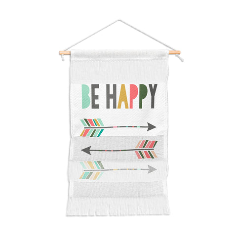 Chelcey Tate Be Happy Wall Hanging Portrait