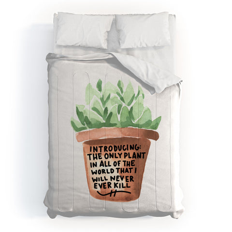 Chelcey Tate Black Thumb Succulent Comforter