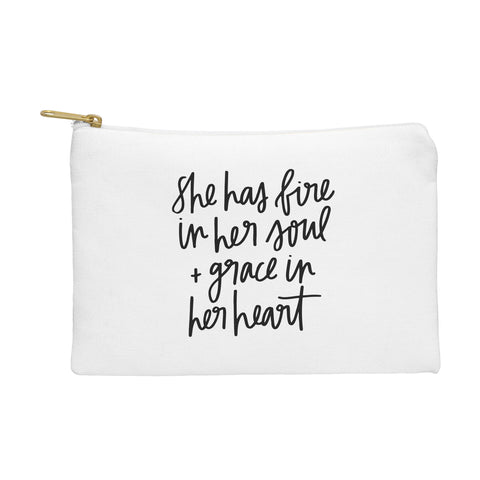 Chelcey Tate Grace In Her Heart BW Pouch