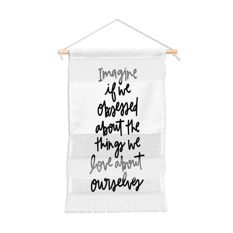 Chelcey Tate Love Yourself BW Wall Hanging Portrait