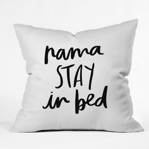 Chelcey Tate NamaSTAY In Bed Outdoor Throw Pillow