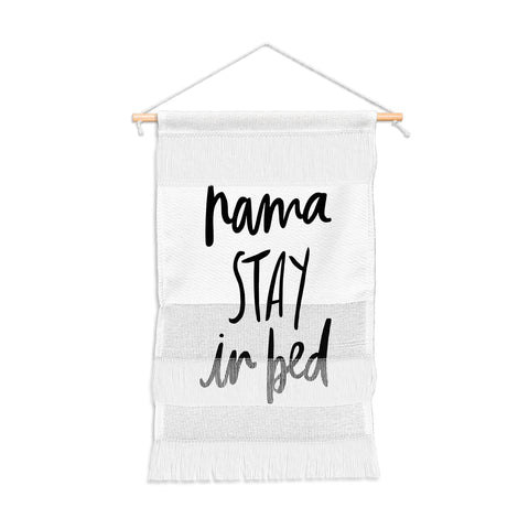 Chelcey Tate NamaSTAY In Bed Wall Hanging Portrait