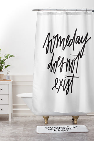 Chelcey Tate Someday Does Not Exist Shower Curtain And Mat