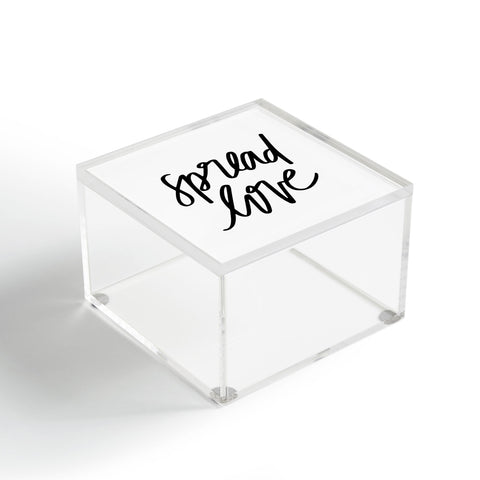 Chelcey Tate Spread Love BW Acrylic Box