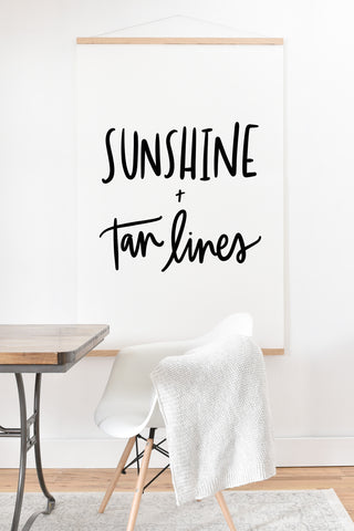 Chelcey Tate Sunshine And Tan Lines Art Print And Hanger