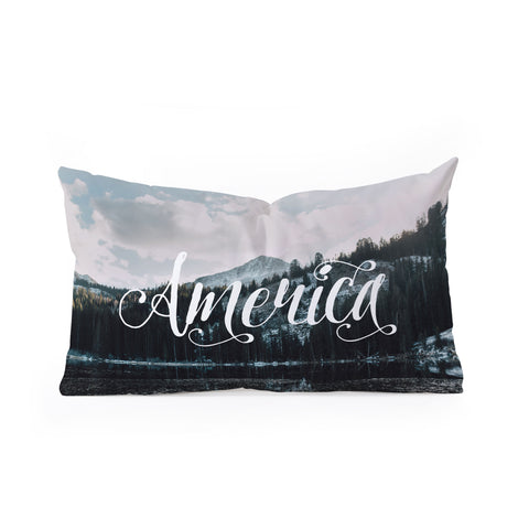 Chelsea Victoria American Beauty Oblong Throw Pillow