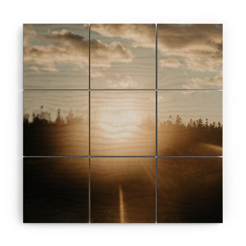Chelsea Victoria Autumn Sunsets Wood Wall Mural