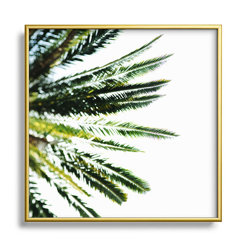 Chelsea Victoria Beverly Hills Palm Tree Metal Square Framed Art Print