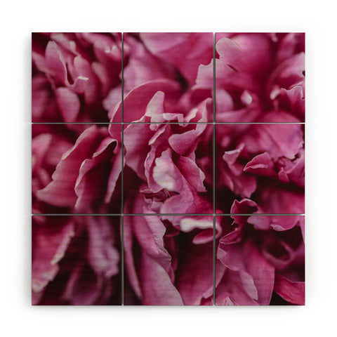 Chelsea Victoria Blush Peony Bouquet Wood Wall Mural