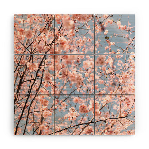 Chelsea Victoria Cherry Blossom Lover Wood Wall Mural