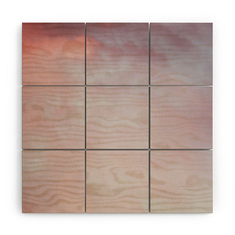 Chelsea Victoria Cotton Candy Sunset Wood Wall Mural