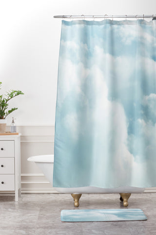 Chelsea Victoria Delicate Shower Curtain And Mat