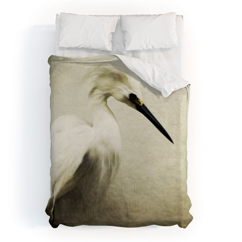 Chelsea Victoria Egret To See You Duvet Cover